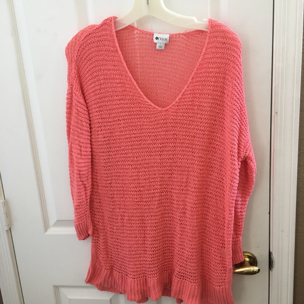 FINAL MARKDOWN Stylus open knit top large
